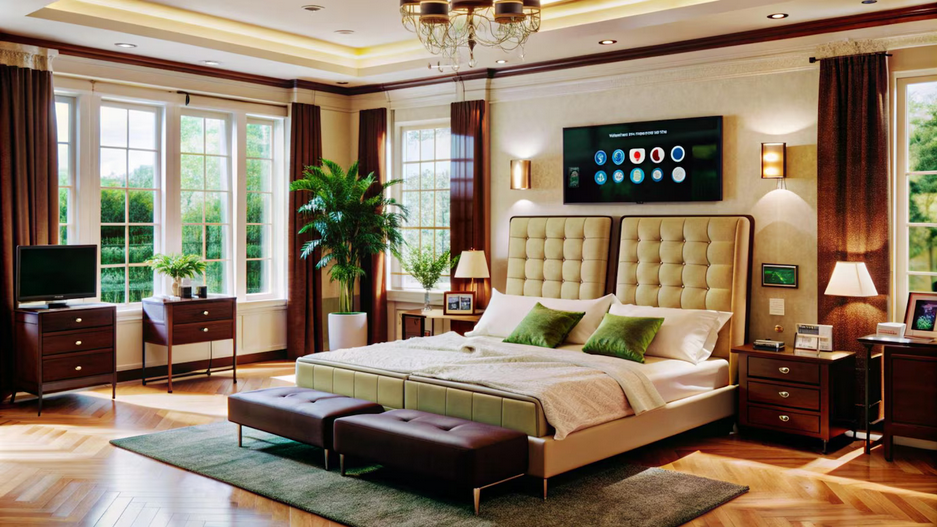 Screenshot 2024-11-03 at 10-51-40 Free Photo Luxurious bedroom with large bed hardwood floors and large windows